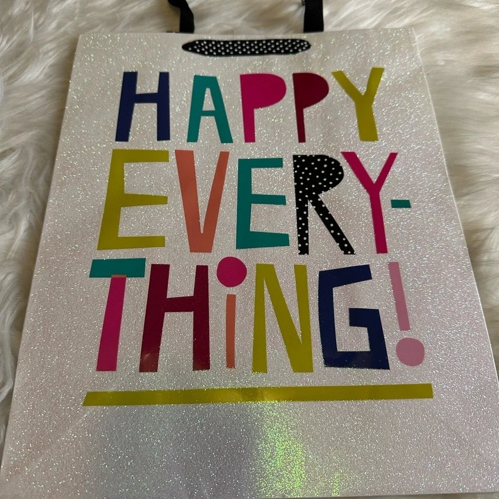 🩵5/$8 Colorful Happy Everything Gift Bag